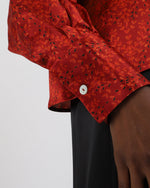 Load image into Gallery viewer, Reign Blouse & Overshirt silk overshirt, worn buttoned and tucked in