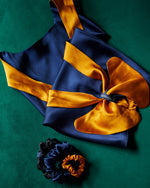 Load image into Gallery viewer, Beans on Toast - Core Fold - Paradisefold 100% Silk Hair Wrap Hair Accessory