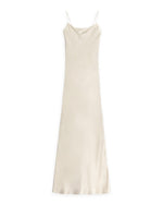 Load image into Gallery viewer, Sample Oyster Dress - Paradisefold Long Silk Dress