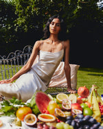 Load image into Gallery viewer, Paradisefold silk dress