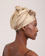 Load image into Gallery viewer, Ode to Audrey Fold - Paradisefold 100% Silk Hair Wrap Hair Accessory