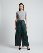 Load image into Gallery viewer, Empress Palazzo - Paradisefold Wide Leg Silk Trousers / Pants