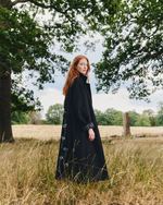Load image into Gallery viewer, Luxury Embroidered Play Coat - Structured Luxury Silk and Wool Coat