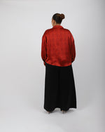Load image into Gallery viewer, Paradisefold Red Silk Shirt