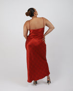 Load image into Gallery viewer, Paradisefold silk dress