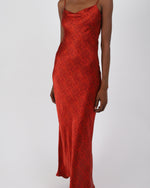 Load image into Gallery viewer, Paradisefold silk dress