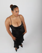 Load image into Gallery viewer, Paradisefold silk dress