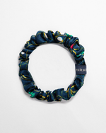 Load image into Gallery viewer, Tiny Court silk scrunchie no-snag hair tie, pure mulberry silk, handmade in London by Paradisefold