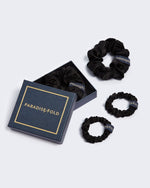 Load image into Gallery viewer, Caviar Set - Paradisefold Silk Hair Ties