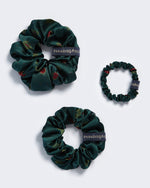 Load image into Gallery viewer, Pomegranate Triptych - Paradisefold 100% Silk Hair Ties Fashion Hair Accessory