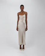 Load image into Gallery viewer, Paradisefold silk dress