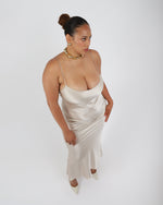 Load image into Gallery viewer, Paradisefold silk dress