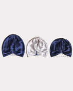 Load image into Gallery viewer, Meditate Turban - Paradisefold 100% Silk Hair Wrap