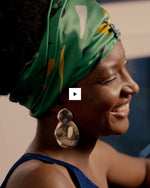 Load and play video in Gallery viewer, Paradisefold Silk Hairwrap