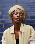 Load image into Gallery viewer, Spinning Turban silk turban for sleeping, pure mulberry silk hair wrap by Paradisefold