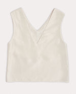 Load image into Gallery viewer, Not Your Average White Silk V-Neck

