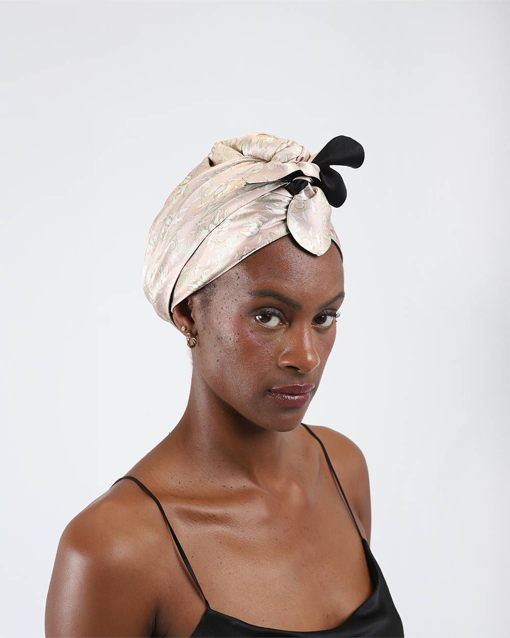 Playful elephants and turtles hair wrap