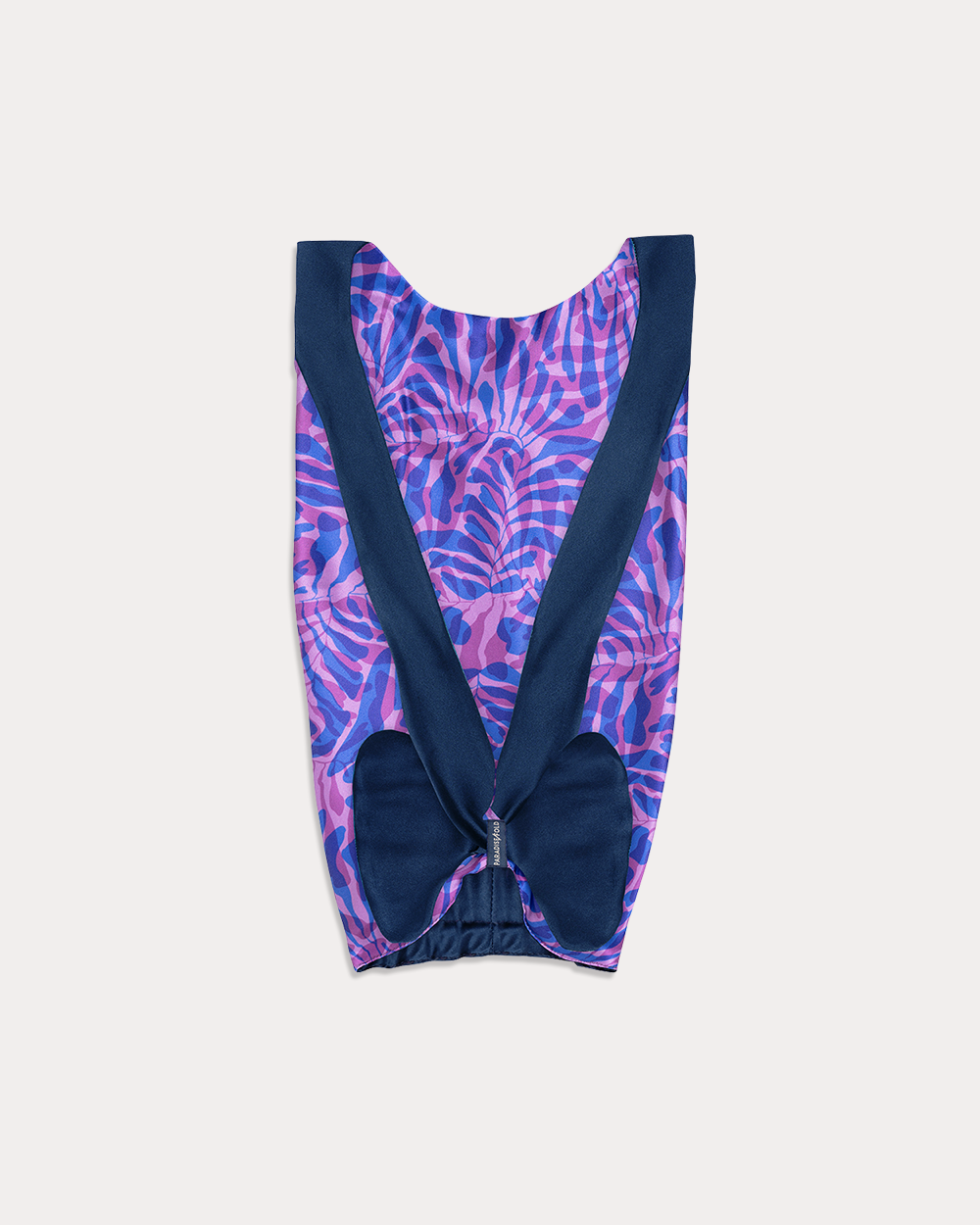 Oceania Fold silk hair and head wrap, reversible design showing second print