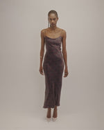 Load and play video in Gallery viewer, Culture Creates - Paradisefold Silk Slip Dress

