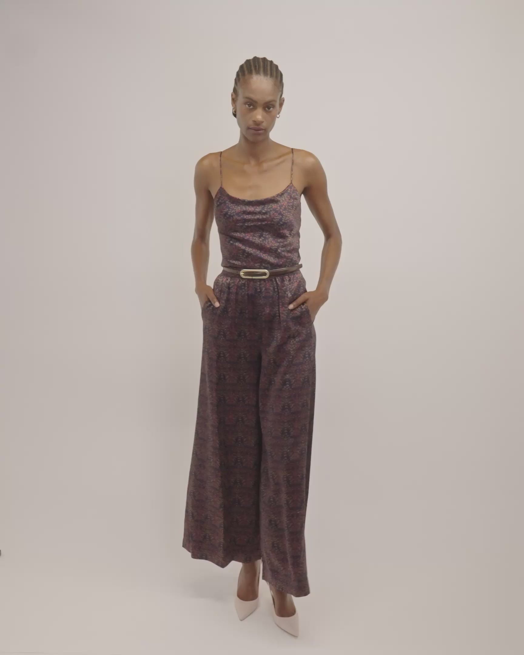 Nurture Cami / Tank Top - Paradisefold Silk Camisole